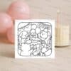 Animal Birthday Party DIY Colouring Card – Cute Happy Birthday Greeting 4 Animal Birthday Party DIY Colouring Card – Cute Happy Birthday Greeting