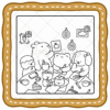 Jumbo Fuzzy Buddies Coloring Book - Tiny Daisy Fuzzy Buddies World Book for All Ages 2 Adorable fuzzy animal characters from