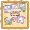 Jumbo Fuzzy Buddies Coloring Book - Tiny Daisy Fuzzy Buddies World Book for All Ages 6 An adorable coloring book cover featuring various fuzzy friends including cuties, moments, Christmas, jobs, and cozy fuzzy themes, designed to engage children in creative coloring activities.